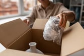 wrap the items with bubble wrap